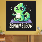 Chameleon Minnaar Canvas Afdruk (Insitu (Woonkamer))