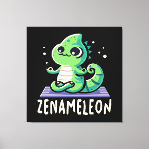 Chameleon Minnaar Canvas Afdruk