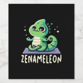 Chameleon Minnaar Wijn Etiket (Enkel label)