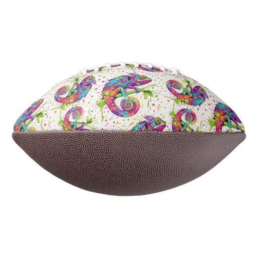Chameleon Paint Vlekken Waterverf Style American Football (Gedraaid 90)
