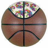 Chameleon Paint Vlekken Waterverf Style Basketbal (Rechts)