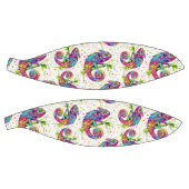 Chameleon Paint Vlekken Waterverf Style Basketbal (Panelen)