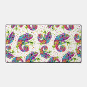 Chameleon Paint Vlekken Waterverf Style Bureaumat (Voorkant)