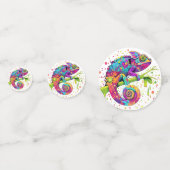 Chameleon Paint Vlekken Waterverf Style Confetti (Voorkanten)