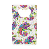 Chameleon Paint Vlekken Waterverf Style Creditkaart Flessenopener (Achterkant)