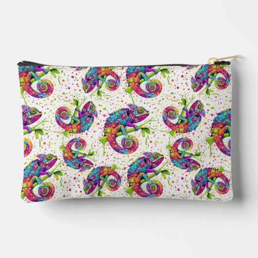 Chameleon Paint Vlekken Waterverf Style Etui (Achterkant)