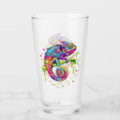 Chameleon Paint Vlekken Waterverf Style Glas (Achterkant)