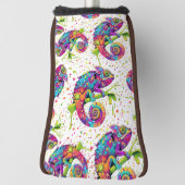 Chameleon Paint Vlekken Waterverf Style Golfheadcover (Draai 90)