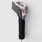 Chameleon Paint Vlekken Waterverf Style Golfheadcover (Schuin)