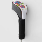 Chameleon Paint Vlekken Waterverf Style Golfheadcover (Schuin)