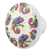 Chameleon Paint Vlekken Waterverf Style Keramische Knop (Rechts)