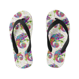 Chameleon Paint Vlekken Waterverf Style Kinder Teenslippers