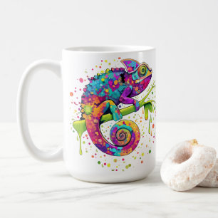 Chameleon Paint Vlekken Waterverf Style Koffiemok