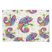 Chameleon Paint Vlekken Waterverf Style Kussensloop (Voorkant-Links)