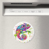 Chameleon Paint Vlekken Waterverf Style Magneet (Insitu (Vaatwasser))