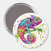 Chameleon Paint Vlekken Waterverf Style Magneet (Voorkant / Achterkant)