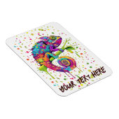 Chameleon Paint Vlekken Waterverf Style Magneet (Rechterzijde)