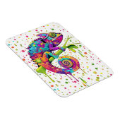 Chameleon Paint Vlekken Waterverf Style Magneet (Rechterzijde)