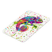 Chameleon Paint Vlekken Waterverf Style Magneet (Linkerzijde)