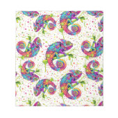 Chameleon Paint Vlekken Waterverf Style Notitieblok (Voorkant)