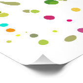 Chameleon Paint Vlekken Waterverf Style Perfect Poster (Hoek)