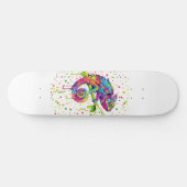 Chameleon Paint Vlekken Waterverf Style Persoonlijk Skateboard (Horizontaal)