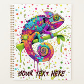 Chameleon Paint Vlekken Waterverf Style Planner (Voorkant)