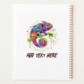Chameleon Paint Vlekken Waterverf Style Planner (Achterkant)