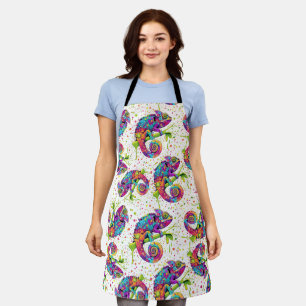 Chameleon Paint Vlekken Waterverf Style Schort