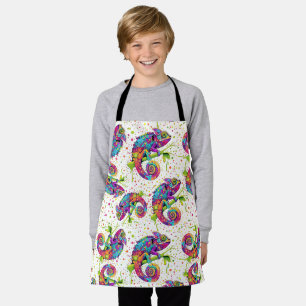 Chameleon Paint Vlekken Waterverf Style Schort