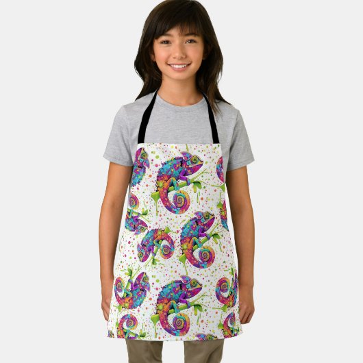 Chameleon Paint Vlekken Waterverf Style Schort (Insitu)