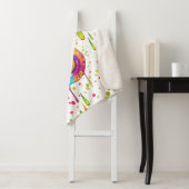 Chameleon Paint Vlekken Waterverf Style Sherpa Deken (In situ)