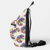 Chameleon Paint Vlekken Waterverf Style Sling Bag (Rechts)