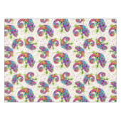 Chameleon Paint Vlekken Waterverf Style Tafelkleed (Voorkant (Horizontaal))