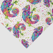 Chameleon Paint Vlekken Waterverf Style Tissuepapier (Detail)