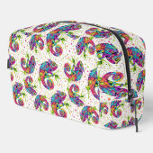 Chameleon Paint Vlekken Waterverf Style Toilettasje (Rechterhoek)