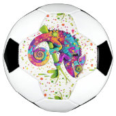 Chameleon Paint Vlekken Waterverf Style Voetbal (Gedraaid)