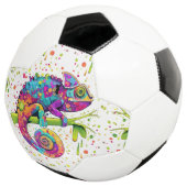 Chameleon Paint Vlekken Waterverf Style Voetbal (Drie kwart)