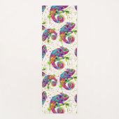 Chameleon Paint Vlekken Waterverf Style Yogamat (Voorkant)