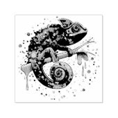 Chameleon Paint Vlekken Waterverf Style Zelfinktende Stempel (Design)