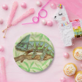 Chameleon Papieren Bordje (Feest)