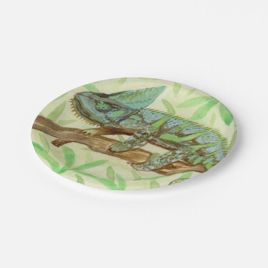 Chameleon Papieren Bordje (Gekanteld)