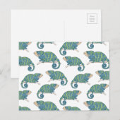 Chameleon Pattern Briefkaart (Voorkant / Achterkant)