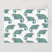 Chameleon Pattern Briefkaart (Voorkant)