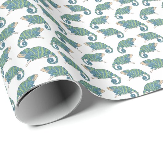 Chameleon Pattern Cadeaupapier (Rol Hoek)