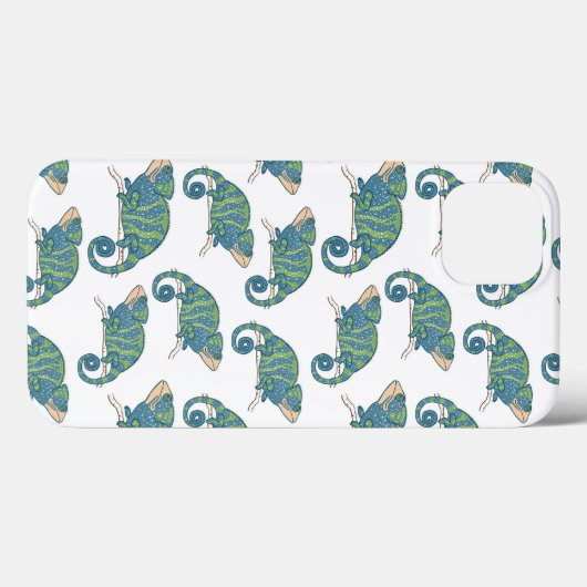 Chameleon Pattern Case-Mate iPhone Case (Achterkant (horizontaal))