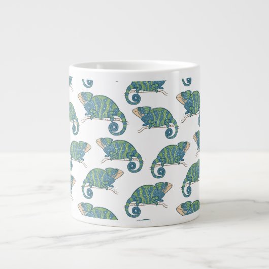 Chameleon Pattern Grote Koffiekop (Voorkant)