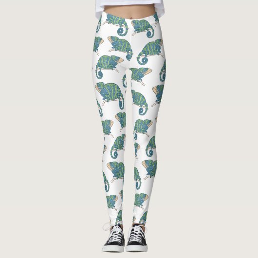 Chameleon Pattern Leggings (Voorkant)