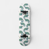 Chameleon Pattern Skateboard (Voorkant)