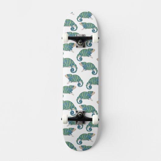 Chameleon Pattern Skateboard (Voorkant)